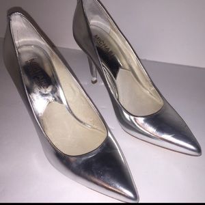 ♦️Michael Kors♦️Silver Heels
